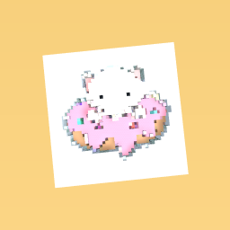 Kitty doughnut