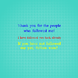 Pls follow me! I will follow you back!