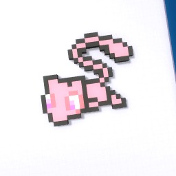 Pokemon Mew pixelart
