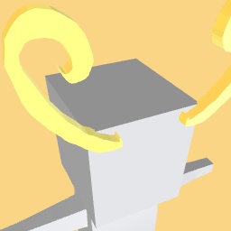 Golden horns and halo