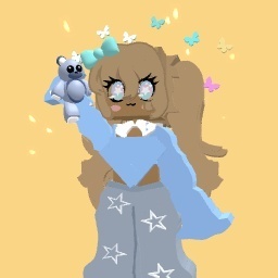 The cute blue girl : best outfit