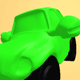 Green car lol