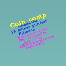 Coin comp competetors