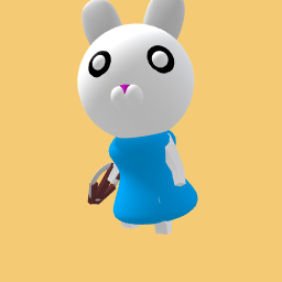 bunny if not stached on the eye