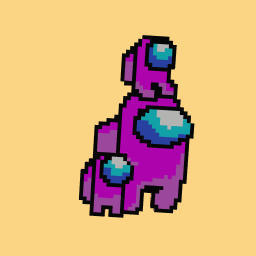 Among Us pixel art