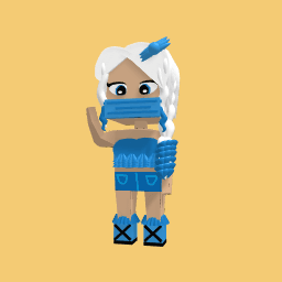blue girl