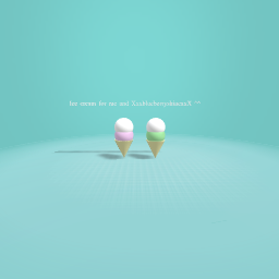 Ice creAm for me and @XxxblueberryshinexxX and me