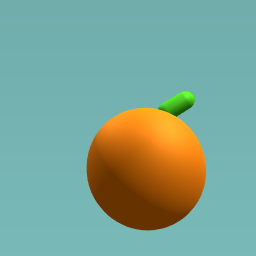 a very big orange