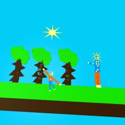 Sunny Sally - Let's climb on spiky trees time!