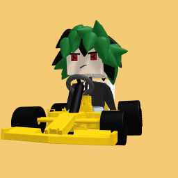 go kart driving boy