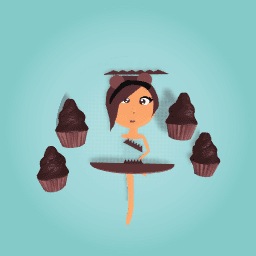 Chocolate ballerina