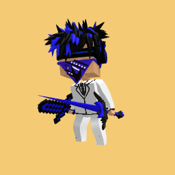 blue and black and white bad boy