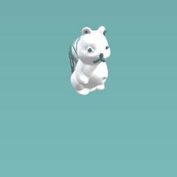 A little squrul with a bushy tail