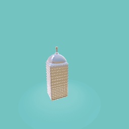 Empire state building with the window beams