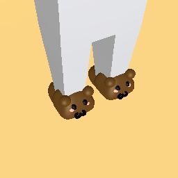 Cute bear slippers