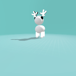 Neon arttic raindeer