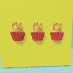 Fire cupcakes