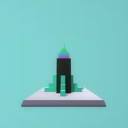 My multi colored rocket