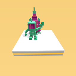 Astronaut leaves moon