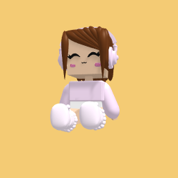 Girl chillin with headphones