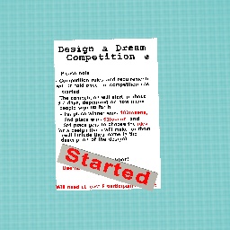 Design a Dream (Mission)