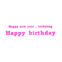 Happy birthday