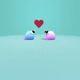 Blobs in love