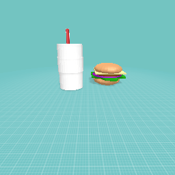 Burger & soda!
