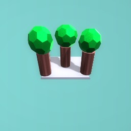Three trees