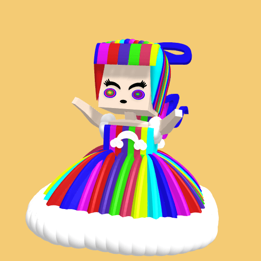 Rainbow girl