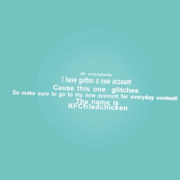 I have a diffrent account