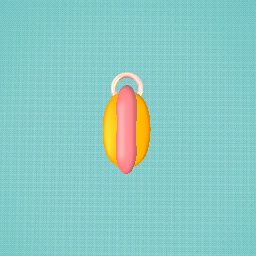 Hotdog keyring