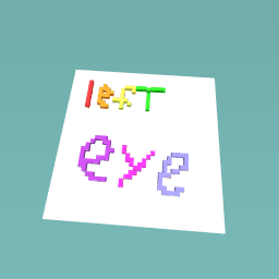 Ieft eye
