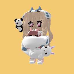 cute cow panda bunny uwu 