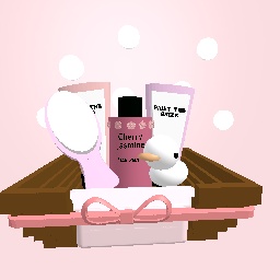 Pink bath set