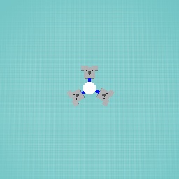 Cute spinner ( blue and white)