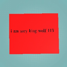 for king wolf 113