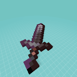 netherite minecraft sword