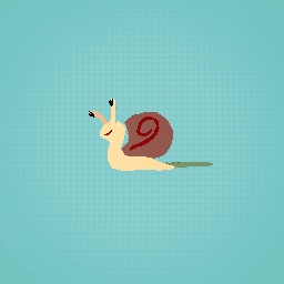 Cute little snail