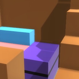 Rene's Bed with staircase