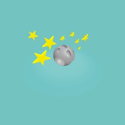 Moon and stars toy