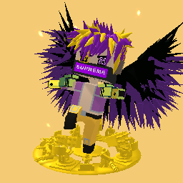 Yellow and purple drip