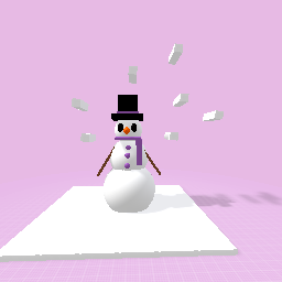 snow man cute for free