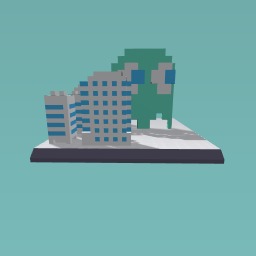 Monster attackinga city!!!!