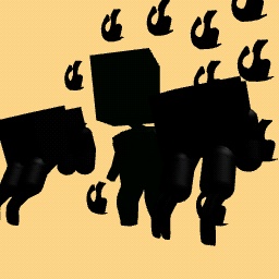 Shadow human.