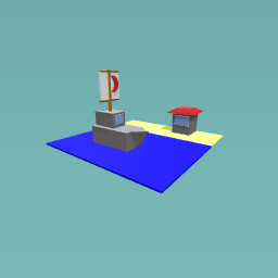 Sailing boat on beautiful beach