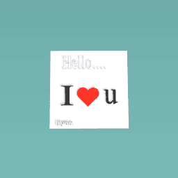 i love u