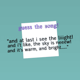guess the song! (disney edition)