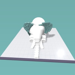 ELEPHANT WITH GREY EARS