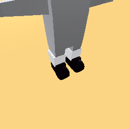 Black School Shoes w/ white socks